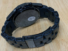 Load image into Gallery viewer, Marc Jacobs Men 50m Black Steel Analog Quartz Chronograph Watch Hour~New Battery