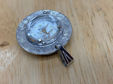 Load image into Gallery viewer, VTG Webster Swiss Lady Silver Thick Crystal Hand-Wind Pendant Pocket Watch Hours