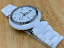 Load image into Gallery viewer, AR-2487 Men Lady Ceramic Analog Quartz Watch Hour~Triple Date~New Battery