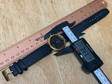Load image into Gallery viewer, VTG ADEC Citizen Men Gold-Black Triple Date Moon Phase Quartz Watch Hour~New Bat