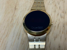 Load image into Gallery viewer, Vintage Crowntec Lady Gold Tone RED LED Digital Watch Hours~Date~New Battery