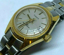Load image into Gallery viewer, Vintage Timex Lady Dual Tone Water Resist Hand-Wind Mechanical Watch Hours~Date