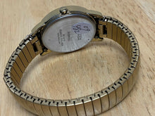 Load image into Gallery viewer, Timex Indiglo Men 30m Gold-White Stretch Analog Quartz Watch Hours~Date~New Batt
