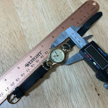 Load image into Gallery viewer, Anne Klein AK/2630 Lady Gold Tone Leather Analog Quartz Watch Hours~New Battery