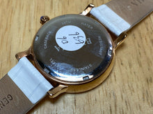 Load image into Gallery viewer, Bertha Lady Rose Gold Rhinestone Leather Analog Quartz Watch Hour~New Batter