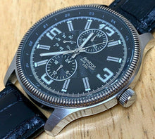 Load image into Gallery viewer, Armitron 20/4863 Men 50m Silver Black Analog Quartz Watch Hour~Day Date~New Batt