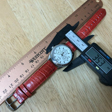 Load image into Gallery viewer, Timex Men Lady 50m Silver Leather Analog Quartz Watch Hour~Day Date 24h~New Batt