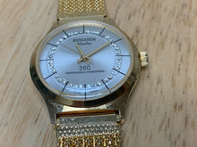Load image into Gallery viewer, Vintage Kronatron 360 Mens Gold Tone Rhinestone Hand-Wind Mechanical Watch Hours
