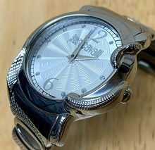 Load image into Gallery viewer, Just Cavalli Snake Statue Bezel 50m Steel Analog Quartz Watch Hours~New Battery