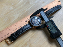 Load image into Gallery viewer, Stauer 19405 Midnight FLYBOY Men Analog Quartz Chronograph Watch Hour~New Batter