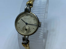 Load image into Gallery viewer, RARE Vintage Zenith Lady 12k Gold Filled Band Small Second Hand-Wind Watch Hours