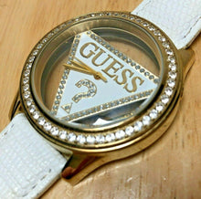 Load image into Gallery viewer, GUESS U10045L1 Lady Triangle Dial Gold Tone Analog Quartz Watch Hour~New Battery