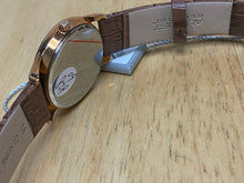 Load image into Gallery viewer, Unused August Steiner Real Diamonds Rose Gold Tone Quartz Watch Hour~New Battery