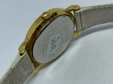 Load image into Gallery viewer, Vintage GUESS Men Gold Tone White Roman Dial Analog Quartz Watch Hour~New Batter