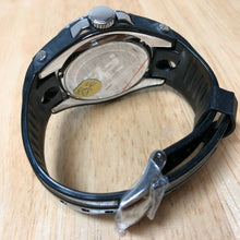 Load image into Gallery viewer, Unused 32 Degrees Men 100m Black Silver Analog Quartz Watch Hour~Date~New Batter