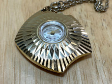 Load image into Gallery viewer, Vintage Endura Swiss Lady Asymmetrical Hand-Wind Necklace Pendant Watch Hours