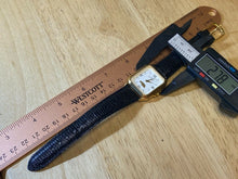 Load image into Gallery viewer, VTG Montreux Jostens Men Gold Tone Rectangle Analog Quartz Watch Hour~New Batter