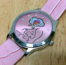 Load image into Gallery viewer, Debbie Brooks Pink Silver Moving Goods Leather Analog Quartz Watch Hour~New Batt