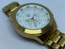 Load image into Gallery viewer, Picard & Cie Men 30m Gold Tone Analog Quartz Chronograph Watch Hours~New Battery