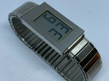 Load image into Gallery viewer, Ventura Design On Time Sapphire Rectangle LCD Digital Quartz Watch Hour~New Batt