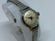 Load image into Gallery viewer, Vintage 66 Caravelle Bulova Lady Silver Stretch Hand-Wind Mechanical Watch Hours