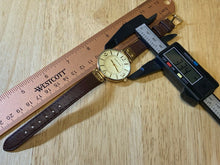 Load image into Gallery viewer, Anne Klein 10/9168 Lady Gold Tone Leather Analog Quartz Watch Hours~New Battery