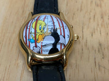 Load image into Gallery viewer, Armitron Tweedy Bird Lady Leather Analog Quartz Musical Watch Hours~New Battery