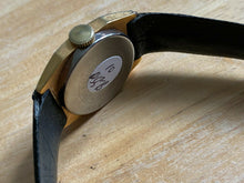 Load image into Gallery viewer, Vintage Anker 100 Lady Gold Tone Germany Leather Hand-Wind Mechanical Watch Hour