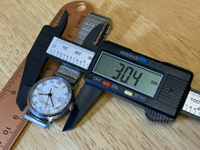 Load image into Gallery viewer, Vintage Timex Sprite Mens Small Silver Hairline Hand-Wind Mechanical Watch Hours