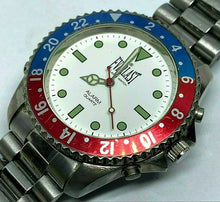 Load image into Gallery viewer, Everlast Men Pepsi Dial Silver Talking Alarm Analog Quartz Watch Hour~New Batter