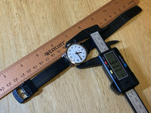 Load image into Gallery viewer, Vintage Kienzel Germany Men Silver White Leather Hand-Wind Mechanical Watch Hour