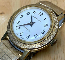 Load image into Gallery viewer, Vintage Lord Nelson Men Gold Tone Stretch Swiss Hand Wind Mechanical Watch Hours