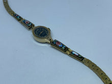 Load image into Gallery viewer, Vintage Yanka Russia Lady 17 Jewels Enamel Ceramic Art Oval Hand-Wind Watch Hour