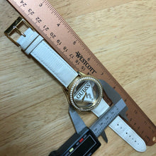 Load image into Gallery viewer, GUESS U10045L1 Lady Triangle Dial Gold Tone Analog Quartz Watch Hour~New Battery