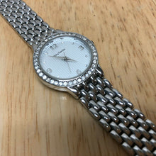 Load image into Gallery viewer, Daisy Feuntes Lady Rhinestone Silver Analog Quartz Watch Hours~New Battery