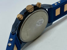 Load image into Gallery viewer, Mini Focus Mens 50m Blue Analog Quartz Chronograph Watch Hours~Date~New Battery