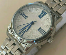 Load image into Gallery viewer, Unused Sempre Lady Silver Textured Rose Dial Analog Quartz Watch Hour~New Batter