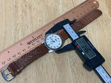 Load image into Gallery viewer, Vintage Berenger Sting Ray Men 100m Silver Analog Quartz Watch Hours~New Battery