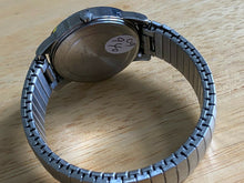 Load image into Gallery viewer, Timex Indiglo Men 50m Silver Black Stretch Analog Quartz Watch Hours-New Battery