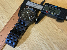 Load image into Gallery viewer, Unused Bewell Mens Dark Brown Solid Wood Analog Quartz Watch Hours~Date~New Batt