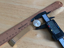 Load image into Gallery viewer, Vintage LA Marque Lady Mesh Band 10 Micron Gold Plated Swiss Made Hand-Wind Mechanical Watch Hours