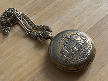 Load image into Gallery viewer, Vintage JC Penny Mens Gold Tone Railroad Train Swiss Made Hand Wind Mechanical Watch Hours