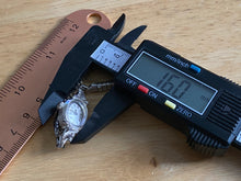 Load image into Gallery viewer, Vintage Bulova Lady 4 real Diamonds Silver Cocktail Analog Quartz Watch Hours~New Battery