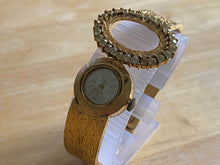 Load image into Gallery viewer, Vintage UNIA Lady 17 Jewels Gold Tone Cuff Bangle Swiss Made Hand-Wind Mechanical Watch Hours