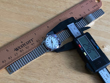 Load image into Gallery viewer, Vintage Timex Lady Classic Silver White Hand-Wind Mechanical Watch Hours~Date