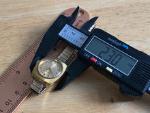 Load image into Gallery viewer, Vintage Caravelle Bulova Lady Gold Tone Swiss Made Stretch Band Hand-Wind Mechanical Watch Hours