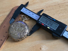 Load image into Gallery viewer, Vintage Ramington Mens Gold Tone Half-Hunter Flower Dial Hand Wind Mechanical Watch Hours