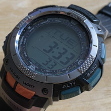Load image into Gallery viewer, Casio Pathfinder PAW-1100 Mens 100m Digital Quartz Alti Baro Compass Alarm Chronograph Watch Hours~New Battery
