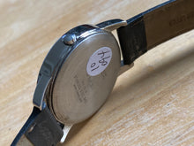 Load image into Gallery viewer, Timex Indiglo Mens 30m WR Classic Silver White Leather Analog Quartz Watch Hours~Date~New Battery