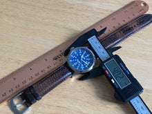 Load image into Gallery viewer, Timex Expedition Indiglo Mens 50m Silver Blue Military Dial Analog Quartz Watch Hours~Date~New Battery